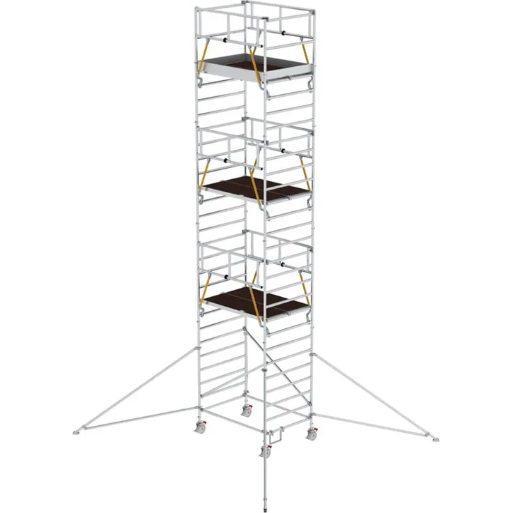 Günzburger Rollgerüst SG mit Doppelplattform 1,35x1,80m und Ausleger 9,55m AH