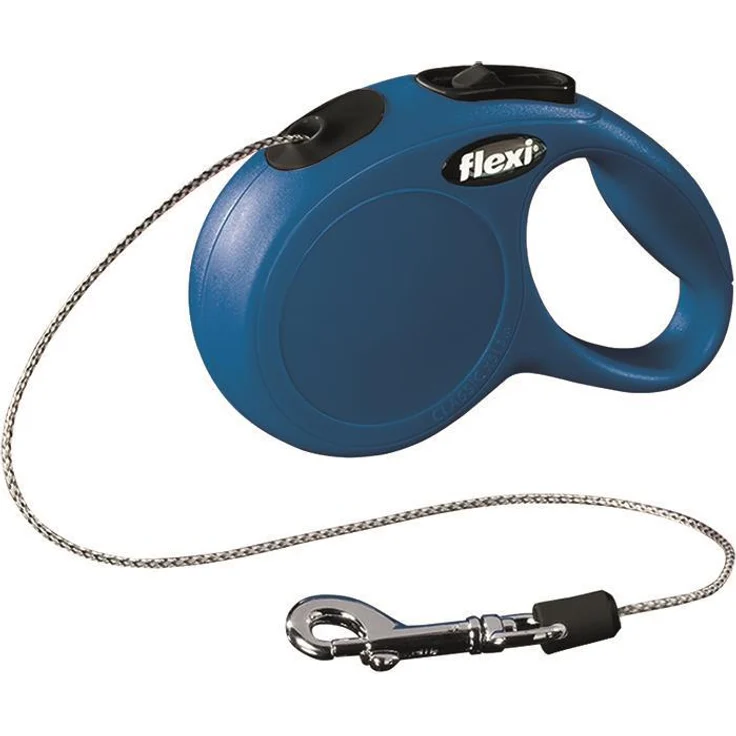 flexi New CLASSIC Seil-Rollleine blau XS – 3m – Bild 1