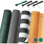 DETEX Zaunblende 85% Beschattungsgrad 10m lang Sichtschutz Zaun Balkon Geländer Schattiernetz Beschattungsnetz Schattennetz Tennisblende Farbauswahl 109186