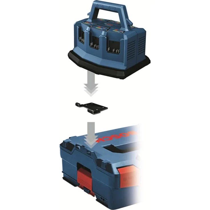 Bosch Professional GAL 18V6-80 14,4-18V Li-Ion 6-fach Ladegerät Lieferung ohne Akkus – Bild 3