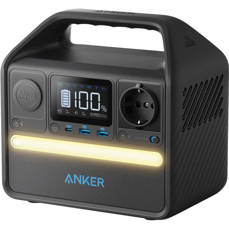 Anker 521 PowerHouse Zellkapazität 256 Wh, 200 W, 5 Anschlüsse, sturzsicheres Design – Bild 2