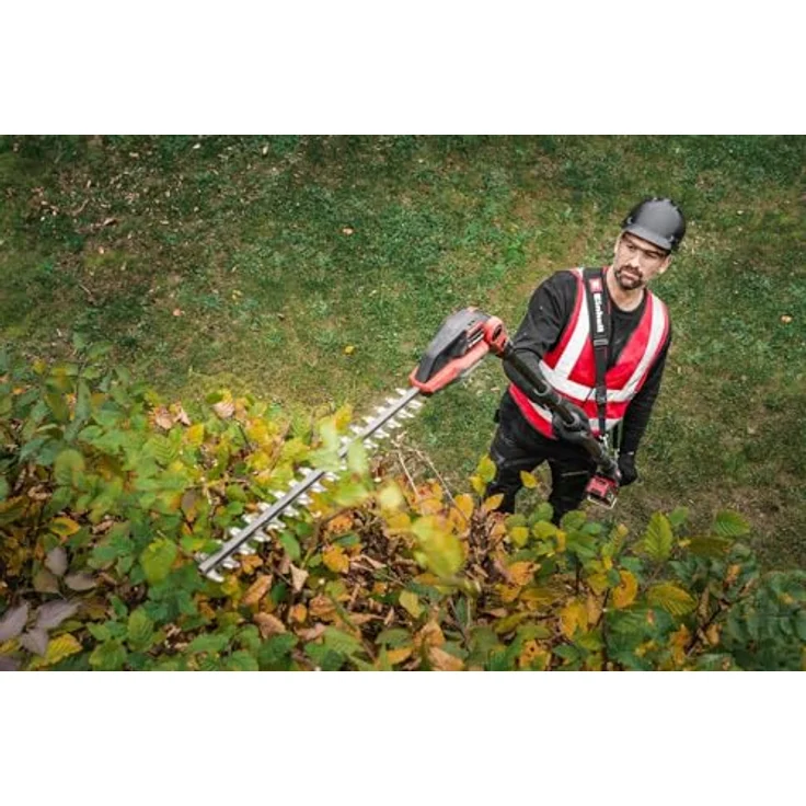 Einhell Professional GP-HH 18/50 Li T BL-Solo, Akku-Heckenschere 18V mit 550mm Schnittlänge und verstellbarem Teleskopstiel – Bild 4