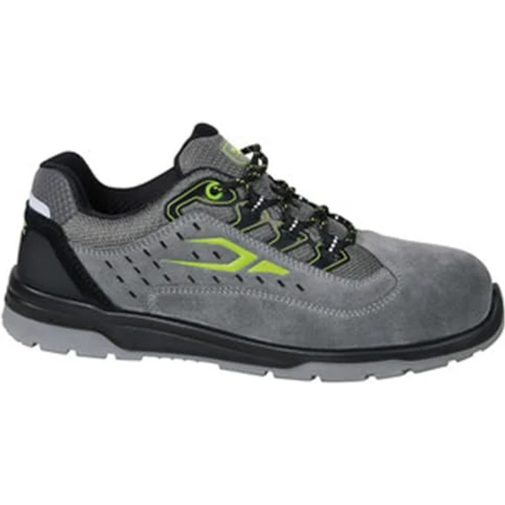 Beta Tools 7317AN Sicherheitsschuhe, S1P, atmungsaktives Wildleder, PU-Laufsohle, 200 J Schutz, Herren, grau – Bild 1