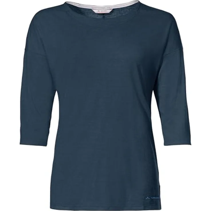 Vaude Neyland, Damen-Shirt mit ¾-Ärmeln, schnelltrocknend und geruchsresistent, Blau, Größe 44 – Bild 1