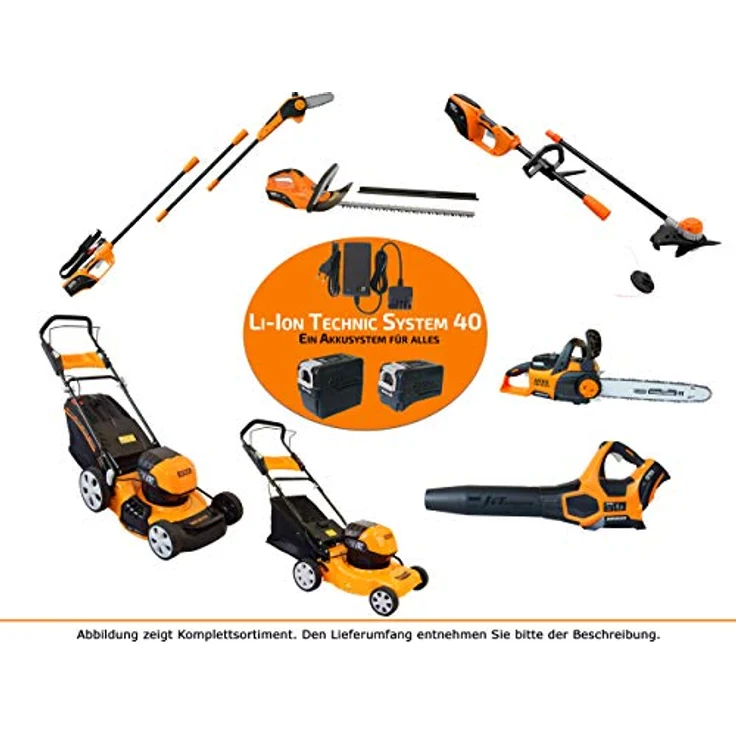 ATIKA HSC 40-600 Akku Profi Heckenschere Strauchschere, ohne Akku 36V, 58 cm Schnittlänge – Bild 2