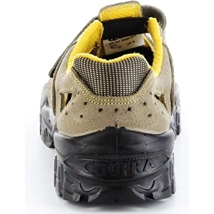 Cofra New Brenta S1 P SRC, Sicherheitssandale mit antistatischer, durchtrittsicherer Sohle und Energieaufnahme im Fersenbereich, Größe 38 – Bild 8