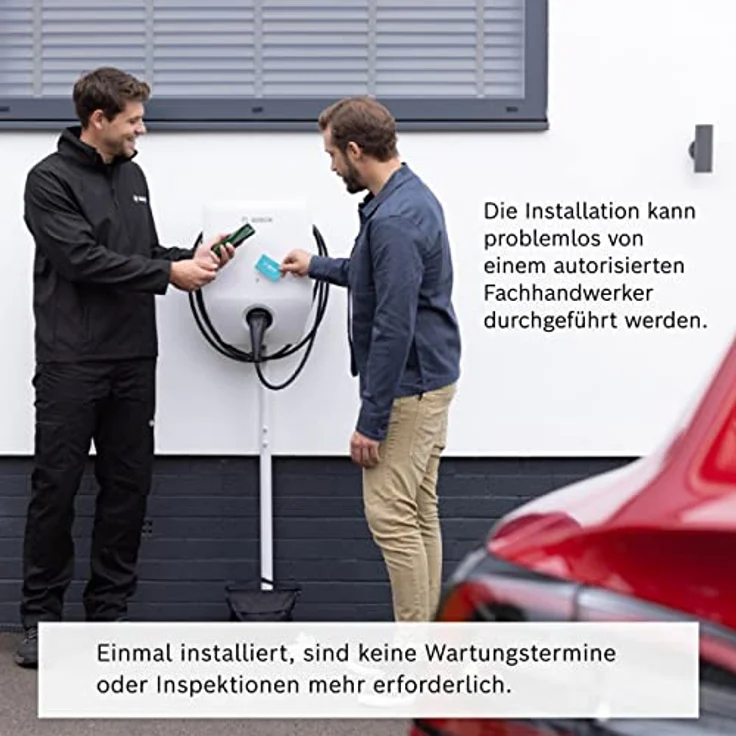 Bosch Power Charge 7000i - Wallbox - bis zu 11 kW - Ladekabel: IEC Typ 2 - inkl. WiFi- und Ethernet-Anschluss - 7,5m Kabel – Bild 5