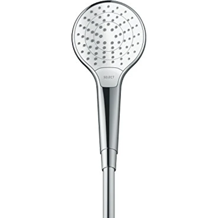 hansgrohe Duschkopf Croma Select S (Regendusche, 3 Strahlarten) weiß/chrom – Bild 2