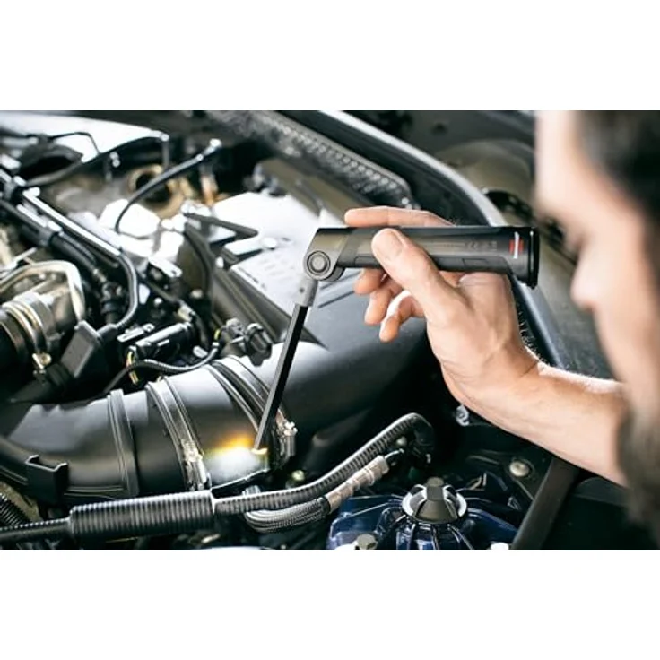 Brennenstuhl Akku LED Arbeitsleuchte SANSA 401 A/LED Werkstattlampe mit Akku und Magnet (max. 80h Leuchtdauer, 400+70lm, zusammenklappbar auf Taschenformat, inkl. USB C Ladekabel) – Bild 5