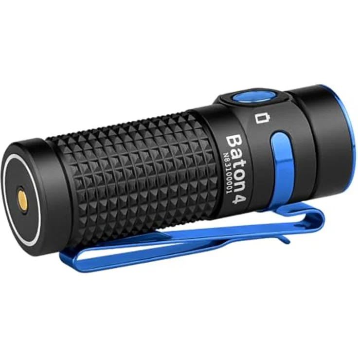 Olight Baton 4 Taschenlampe (6.30 cm, 1300 lm, Schwarz) – Bild 3