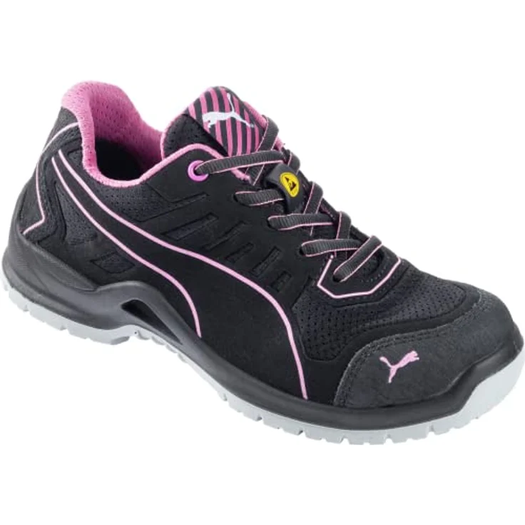 Puma Fuse S1P Sicherheitsschuhe, Damen, ESD, Rutschfest, TC Pink, Größe 38 – Bild 1