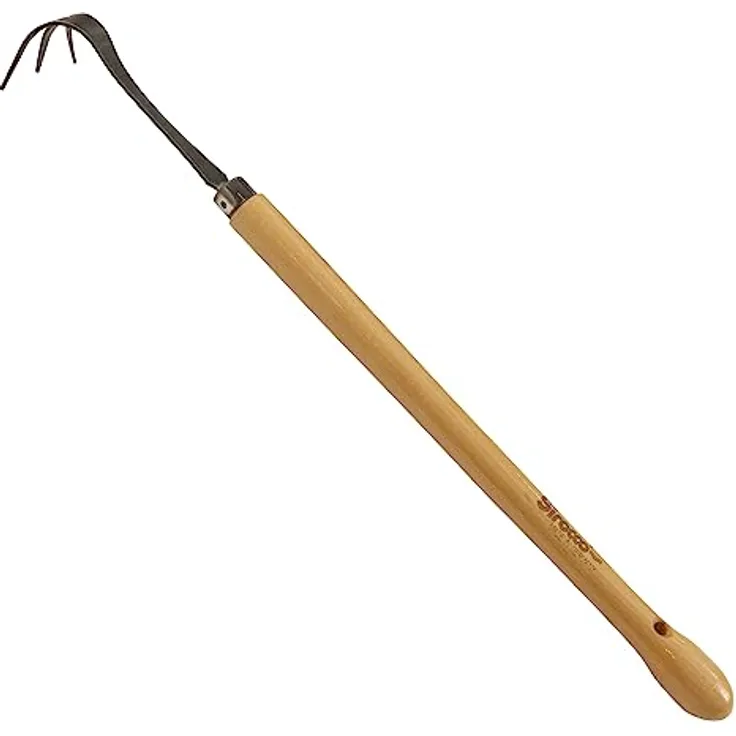 Kultivator, 3 Zinken, mit Buchen-Knopfstiel (48cm)