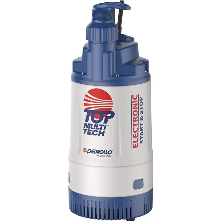 Pedrollo TECH 4, Tauchpumpenpaket für Regenwassernutzung und Bewässerung, 850 W, 52 m Förderhöhe, Trockenlaufschutz