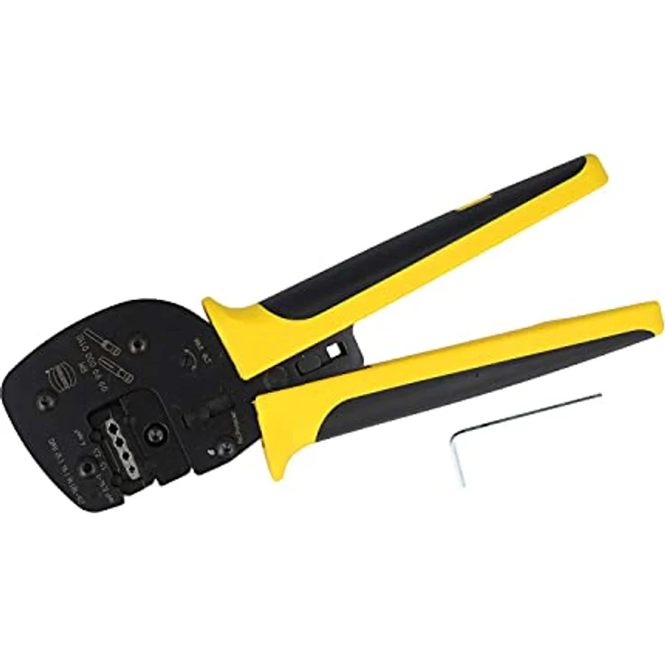 Harting® Crimpzange 09990000110, für Kontaktarten D/E/C, Querschnitt 0,14-4 mm² (AWG26-AWG12) – Bild 1