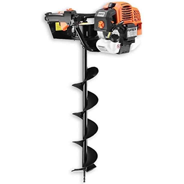FUXTEC Erdbohrer FX-EB162, mit 100/150/200mm Bohrer, Easy Starter und innovativem Ölkontrollfenster, grün – Bild 6