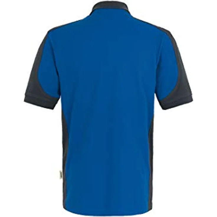 HAKRO Poloshirt Contrast Mikralinar 839, royalblau/anthrazit, L – Bild 5