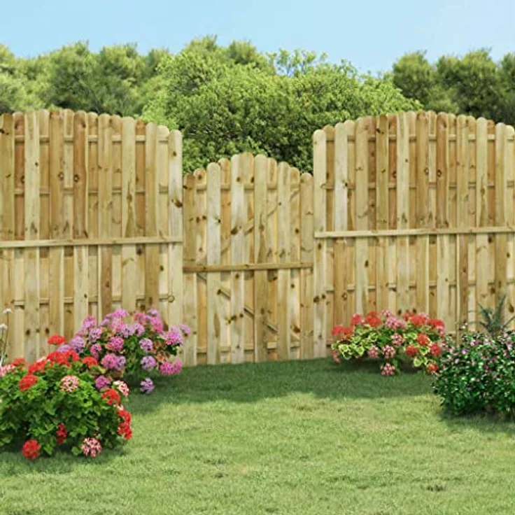 vidaXL Gartentor Imprägniertes Kiefernholz 100 x 150 cm – Bild 2