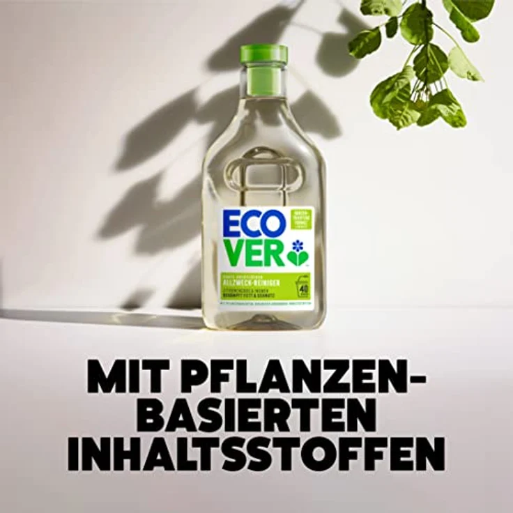 Ecover Allzweckreiniger Zitronengras & Ingwer mit Pflanzenbasierten Biologisch abbaubaren Inhaltsstoffen,1l – Bild 3