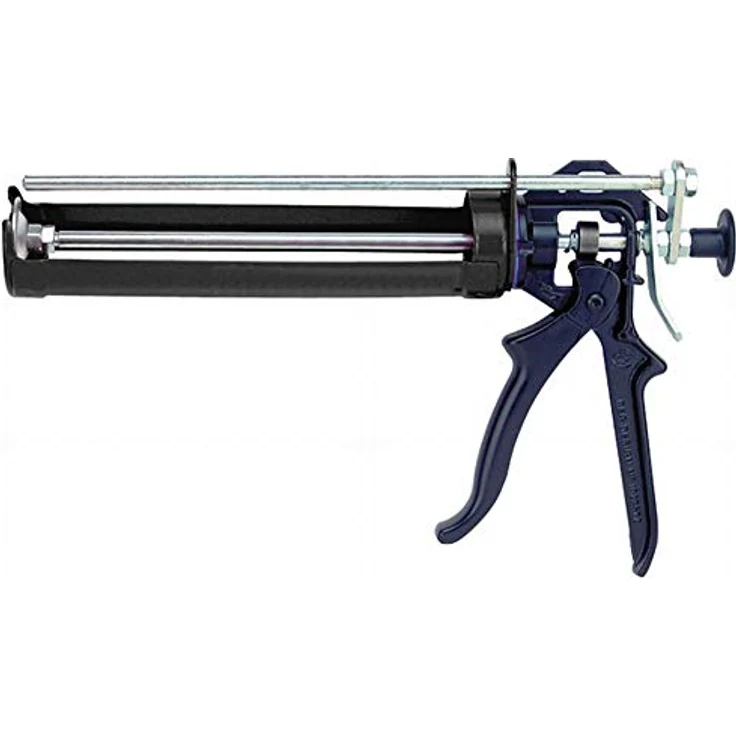 Upat Ausdrückpistole UPM AM Metall, 1 Stück. Die wirtschaftliche Metall-Ausdrückpistole für 2-Kammer-Kartuschen ermöglicht ein sauberes und portioniertes Auspressen.