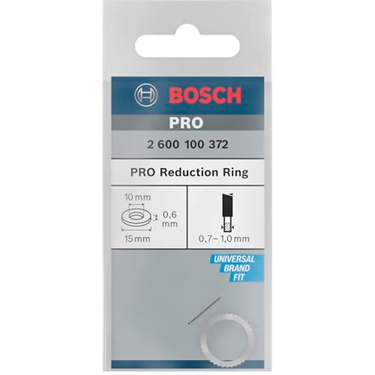 Bosch Professional Reduzierring für Kreissägeblätter (Reduzierung von 15 auf 10 mm, Dicke 0,55 mm, Zubehör Kreissäge) – Bild 3