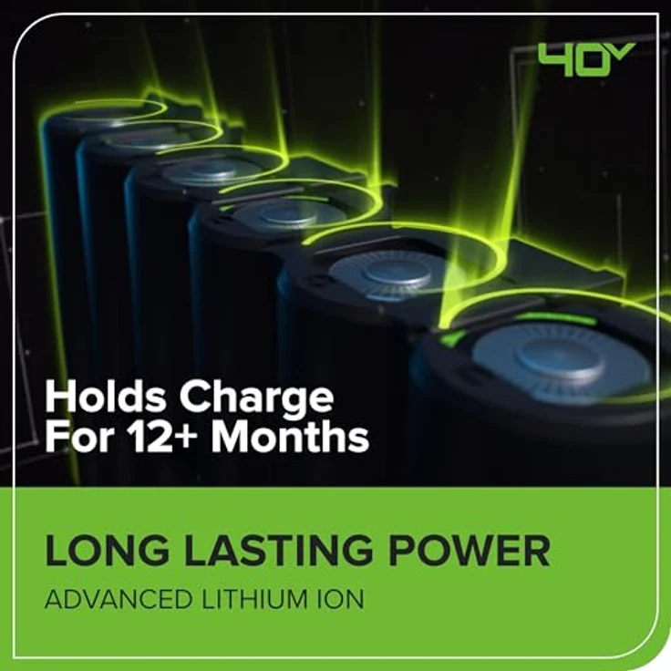 Greenworks GD40TCS, Akku Kettensäge 40V mit 2Ah Akku und Ladegerät, ergonomisches Handgriffdesign – Bild 10