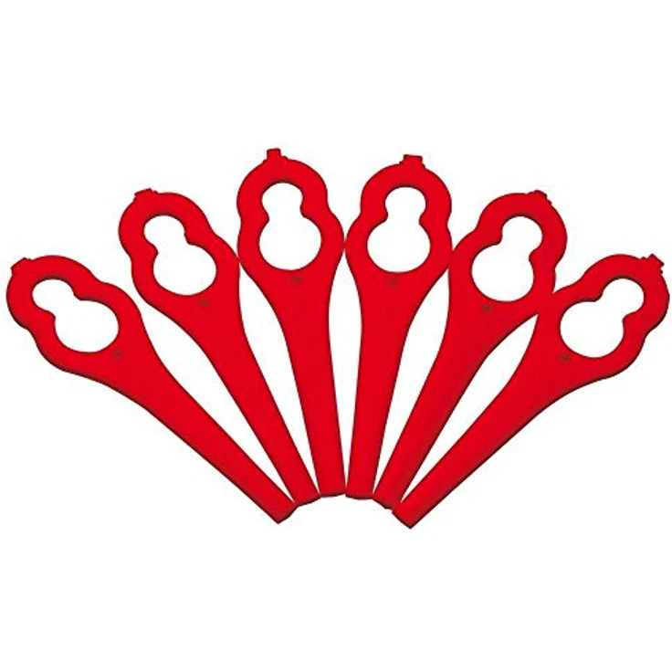 Bosch Home and Garden F016800183 Kunststoffmesser für Akku-Rasentrimmer, rot – Bild 2