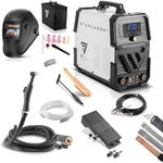 STAHLWERK Schutzgasschweißgerät AC/DC WIG 200 Puls Pro, 200 Ampere, ARC/MMA, Digital Vollausstattung in blau