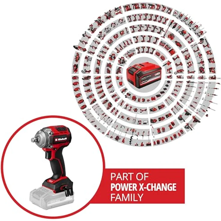 Einhell Professional Akku-Schlagschrauber TP-CW 18/350-C Li BL-Solo, 18 V, 350 Nm Drehmoment, Brushless Motor, Außenvierkant-Aufnahme, ohne Akku – Bild 2