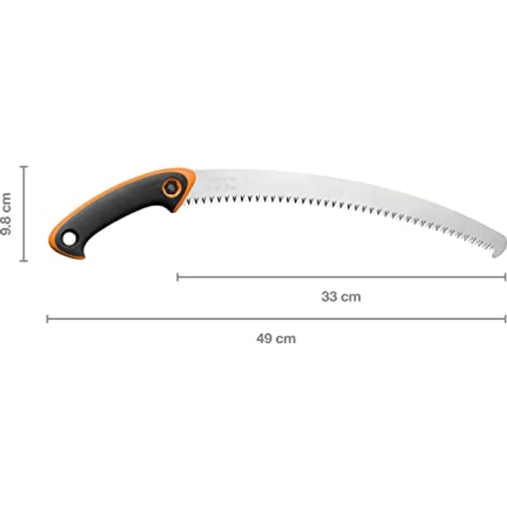 Fiskars Profi Handsäge für frisches Holz, Grobzahnung, Hochwertiges Stahl-Sägeblatt, Schwarz-Orange, SW-330, 1020199 – Bild 5