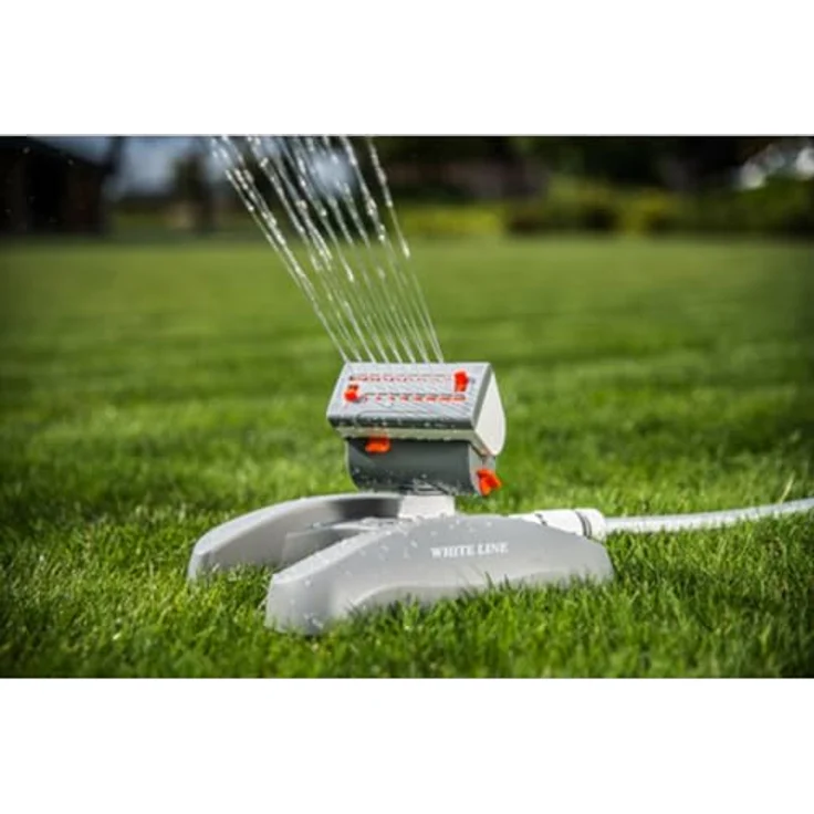 Bradas WL-Z17 Rasensprenger 366 qm, Regner, Sprinkler, Bewässerung, Impulsregner, grau, 10 10 6 cm – Bild 5
