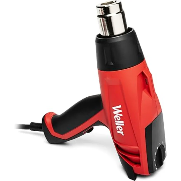 Weller WLHG2023C, Heißluftpistole mit stufenloser Temperatursteuerung, 2000W, ergonomisches Design, leiser Betrieb, vertikaler Standfuß, Swiss-engineered – Bild 3