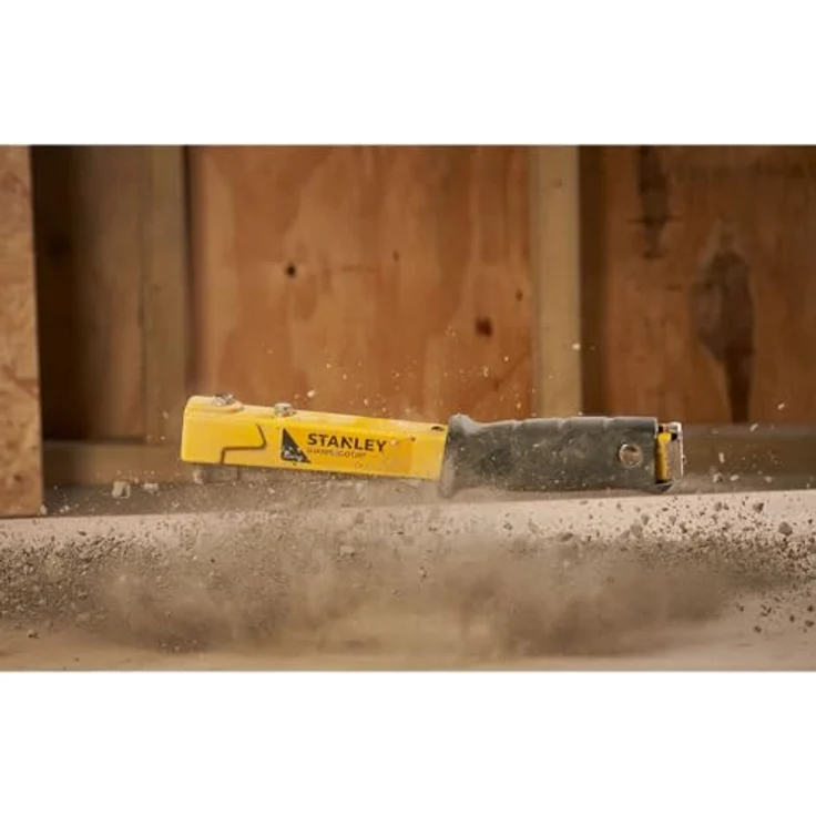 Stanley Hammertacker 6-PHT150 ? Kraftvoller Schlagtacker mit robustem Stahlgehäuse & ergonomischem Handgriff ? Geeignet für Klammern Typ G (6, 8, 10 mm) – Bild 4