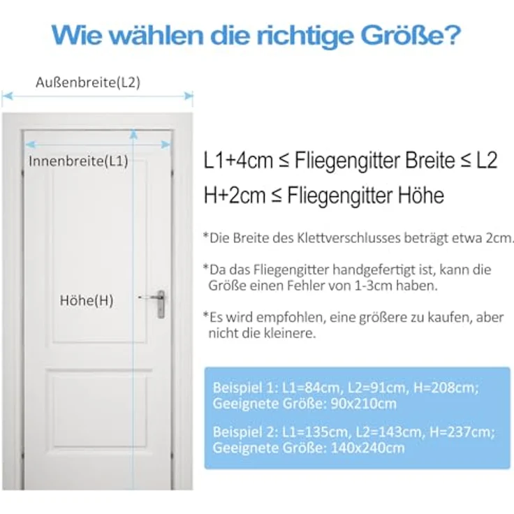 MYCARBON Mosquitera Puerta Magnetica Fliegengitter Tür magnetisch, Schwarz Gestreift, 140x220cm, leichte Klebemontage, dichter Insektenschutz mit automatischem Schließen – Bild 2