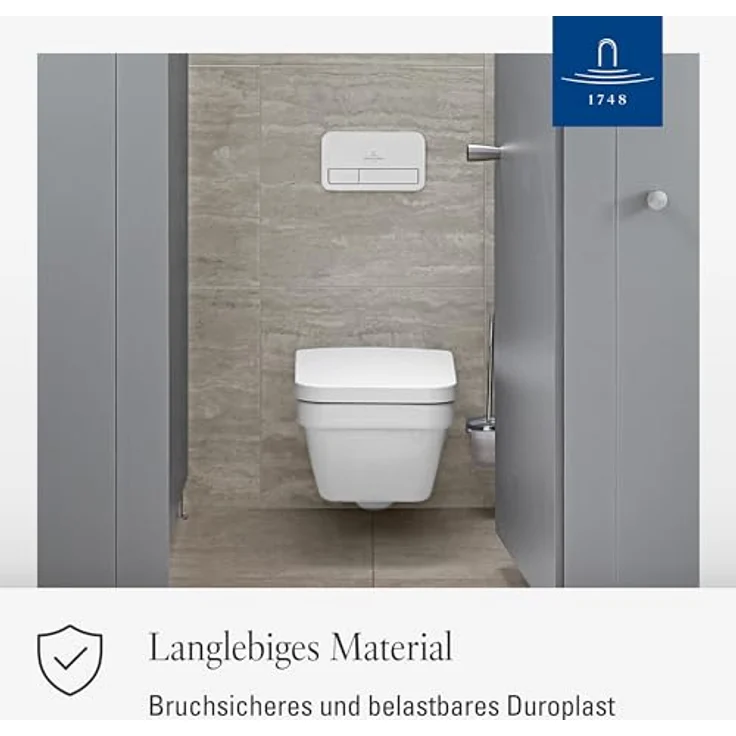 Villeroy & Boch WC-Sitz Architectura, Duroplast mit antibakterieller Oberfläche, Alpinweiß – Bild 4