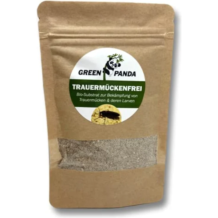 GreenPanda Trauermückenfrei - 40g Pflanzenschutzmittel Trauermücken Larven - effektiv Trauermücken in Wohnung bekämpfen – Bild 1