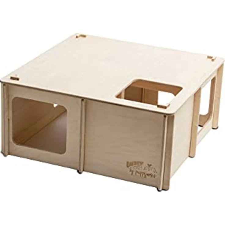 Bunny Nature Tierhaus by puppijames Labyrinth, interaktives Labyrinth aus Birkenholz mit flexiblem Stecksystem und Erweiterungsmöglichkeiten – Bild 1