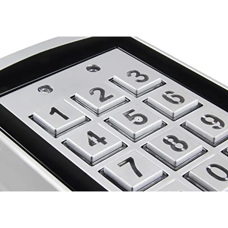 EURA AC-20C7-2, Codeschloss Zugangskontrolle mit Tastatur, RFID, wasserdicht IP55, Hintergrundbeleuchtung, vandalensicher, 2 Zonen (1000 + 10 Benutzer) – Bild 3