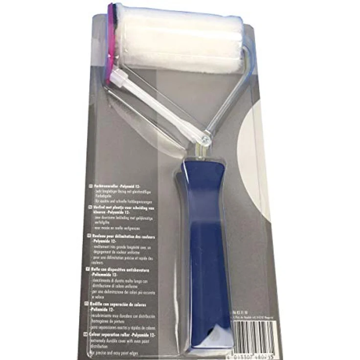 Color Expert Maler Beschneideroller 10cm Kantenstreicher Farbtrennroller für Dispersionsfarbe – Bild 2