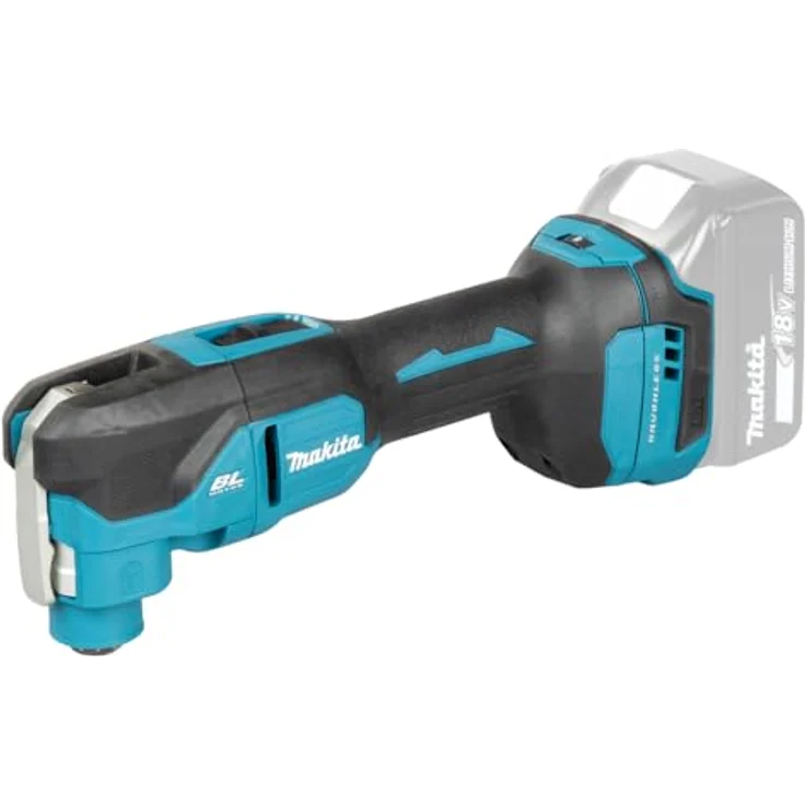 Makita DTM53Z Akku-Multifunktionswerkzeug, bürstenloser Motor, konstante Leistung, werkzeugloser Zubehörwechsel, 18 V – Bild 1