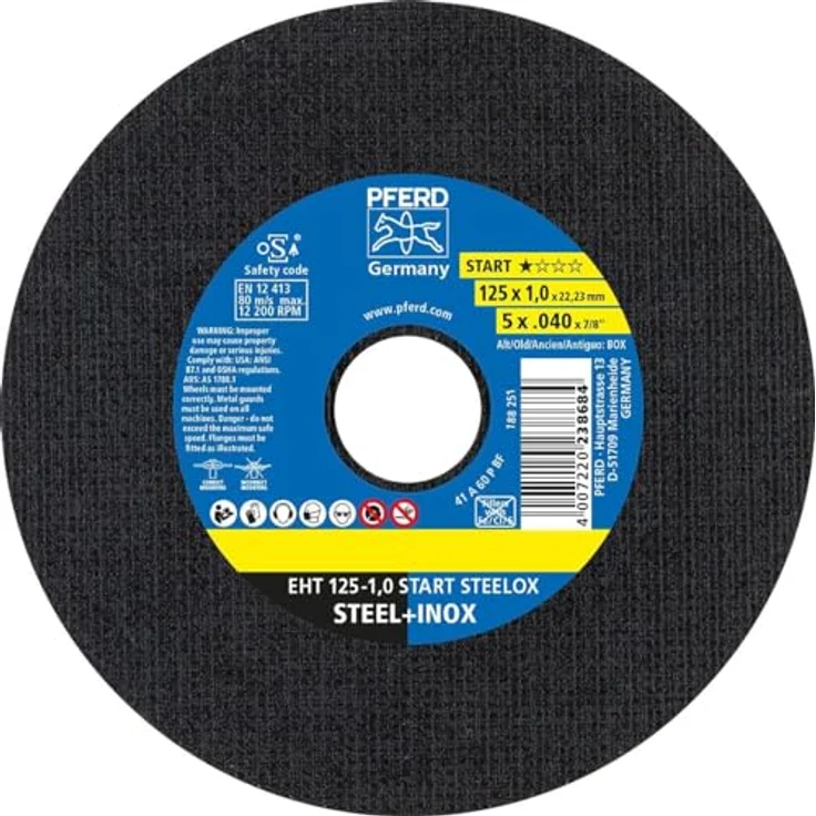 PFERD 69198290 1,0 mm Box Trennscheibe – Bild 2