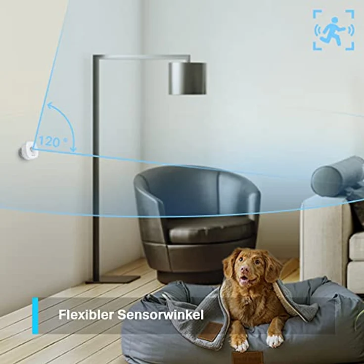 TP-Link Tapo T100 Bewegungsmelder, für Alarmanlage und Smart Home, Weitbereichserkennung, Batterielebensdauer über 1 Jahr, Tapo Smart Hub Tapo H100 Benötigt – Bild 5