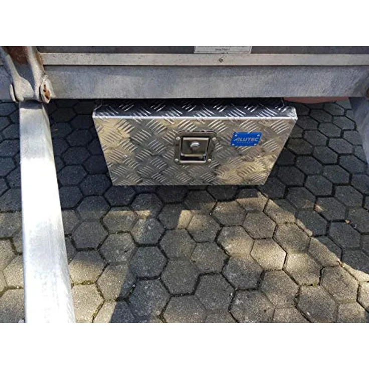 Alutec Transportwagen Truck 23, Aluminium-Riffelblech mit Anfahr- und Unterfahrschutz, vielseitig nutzbar als Tisch – Bild 3