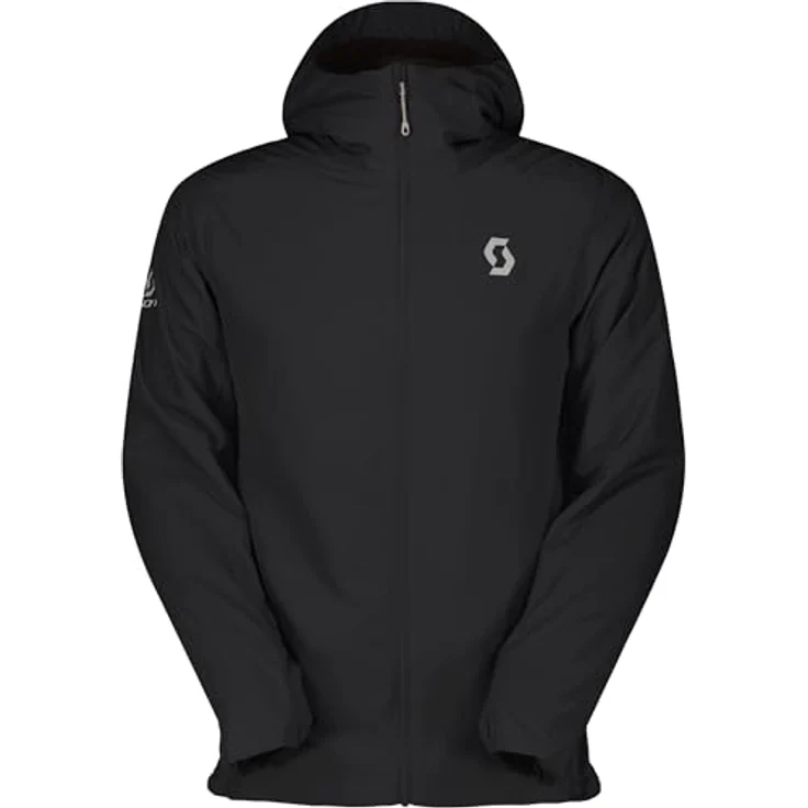 SCOTT Herren INSULOFT AIR PL Hoody black: M Größe: M, vielseitig isolierender Kapuzenpullover mit gebürstetem Fleecematerial – Bild 1