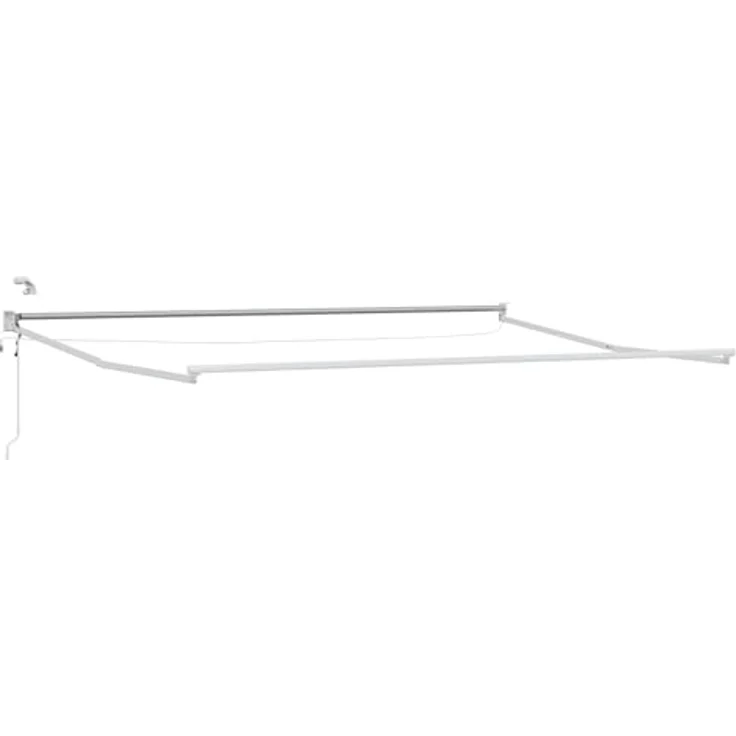 vidaXL Elektrische ausziehbare Markise, Braun 4 x 2 m mit LED und Wettersensor, wetterbeständig und einfach zu montieren – Bild 9