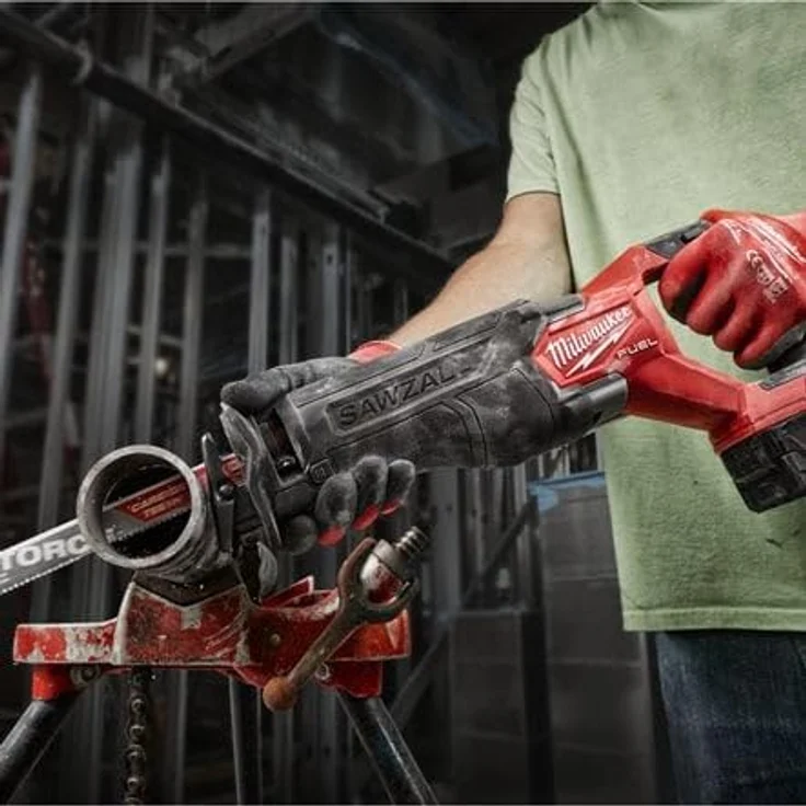 Milwaukee Sabre Sawzall M18 FSZ-0, 18V Säbelsäge mit bürstenlosem Motor, robustem Metallgehäuse und integriertem Batterieladungsindikator – Bild 6