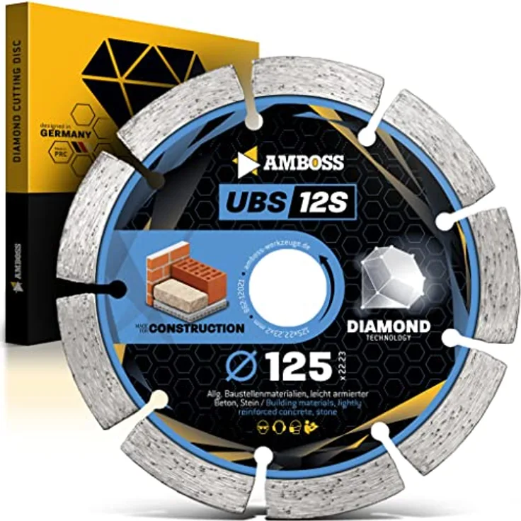 Amboss UBS 12S Diamant Trennscheibe 125 x 2 x 22.23