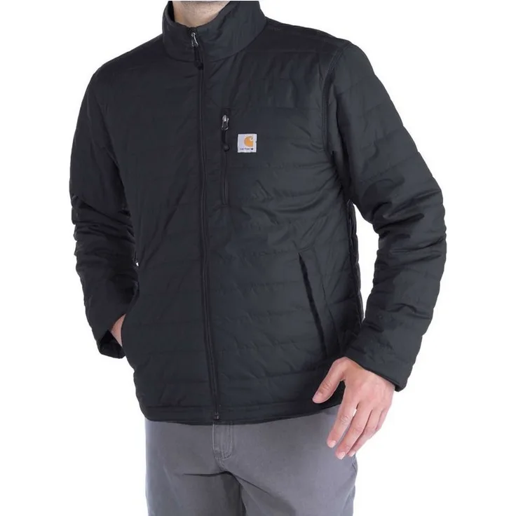 Carhartt Gilliam Jacke schwarz, Wasserabweisende Herren-Jacke mit Dreifach-Steppung