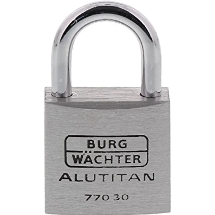 BURG-WÄCHTER Vorhängeschloss, 2er-Set, 5 mm Bügelstärke, 4 Schlüssel, Duo 770 30 SB – Bild 2