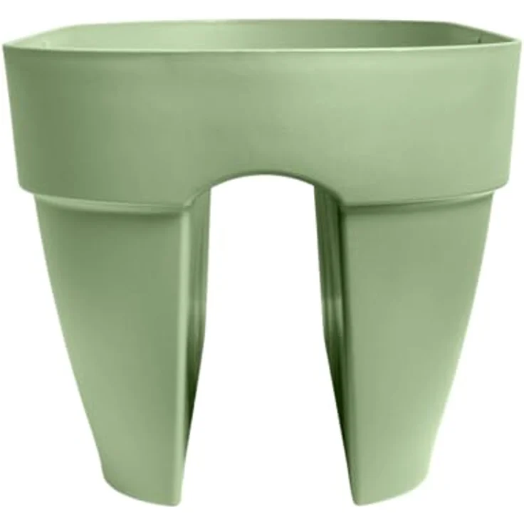 Elho Vibia Campana, Pflanzkübel 60cm, grüner Balkon Blumenkasten mit 16l Fassungsvermögen – Bild 7