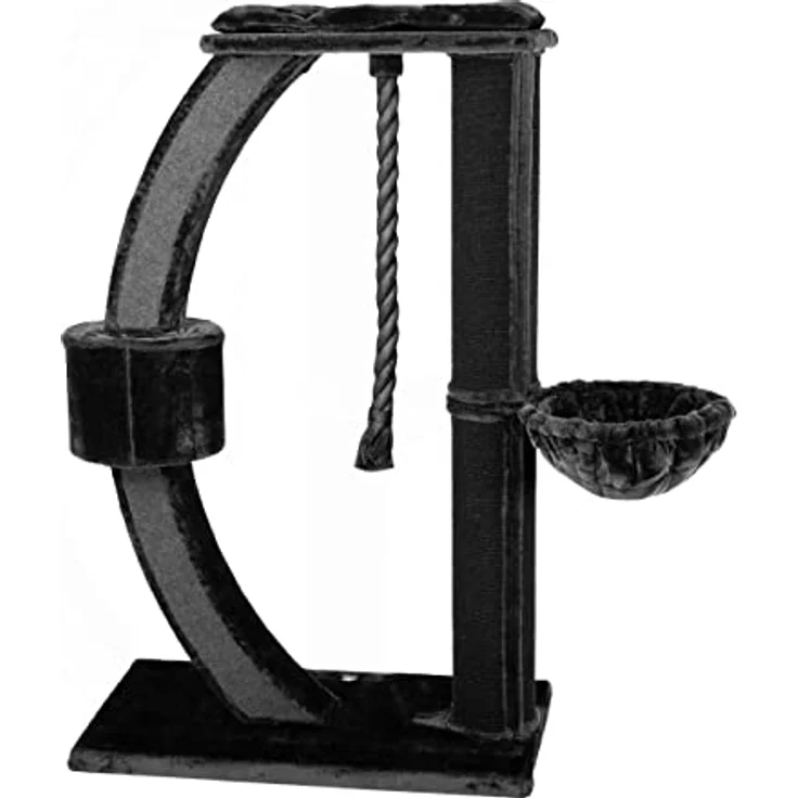 CanadianCat Company | Kratzbaum XXL Granville für große & schwere Katzen | anthrazit | ca. 157 x 60 x 170 cm Mainecoon – Bild 3